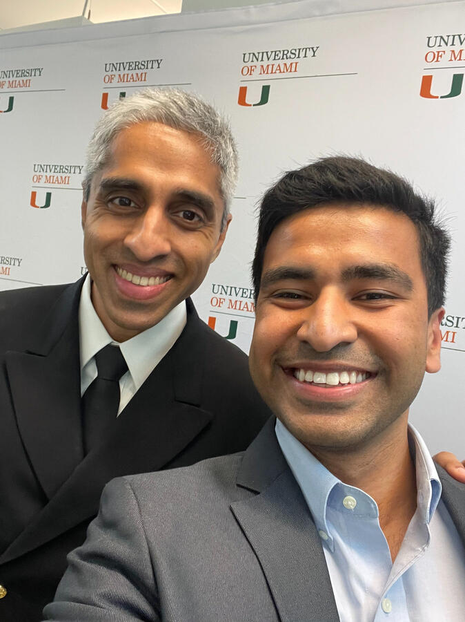 Taken after a small group conversation with U.S. Surgeon General Dr. Vivek Murthy about loneliness and mental health in America. Taken after a small group conversation with U.S. Surgeon General Dr. Vivek Murthy about loneliness and mental health in America.